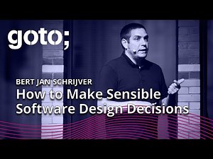 Generic or Specific? Making Sensible Software Design Decisions • Bert Jan Schrijver • GOTO 2023