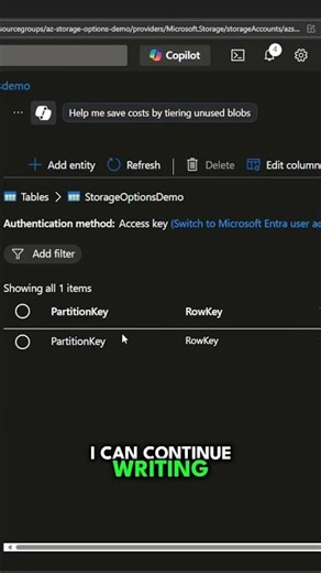 Azure Tables: Quickly View, Add Entities, and Flexible Data Properties! #shorts