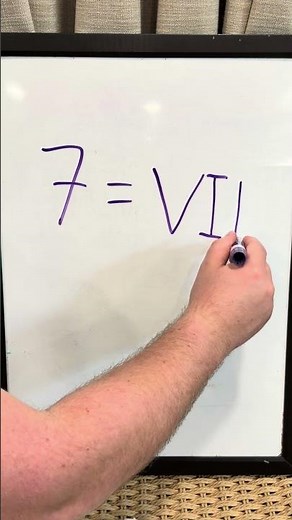 How to Write 7 in Roman Numerals