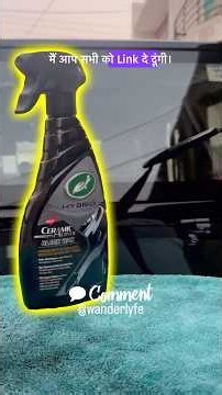 Best CAR WAX for BLACK CARS | THAR ROXX ke liye best SPRAY WAX