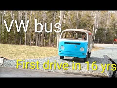 1969 VW bus. First drive in 16 yrs !