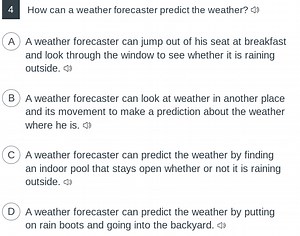 4 How can a weather forecaster predict the weather?A A weathe... | Filo