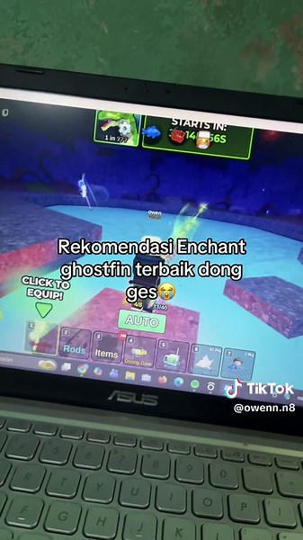 Rekomendasi Enchant Ghostfin Terbaik di Roblox