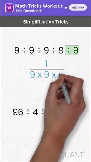 Simplification Tricks - Maths Tricks - Division Tricks - Math Made Easy - Math Hacks #mathtricks