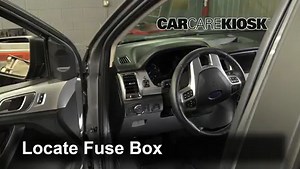 Interior Fuse Box Location: 2021 Ford Ranger XLT 2.3L 4 Cyl. Turbo Crew Cab Pickup
