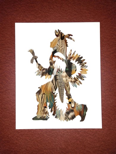 Native American Art, Native American Decor, Unique Feather Wall Art, Handmade Feather Art, Nature Inspired Artwork - Etsy