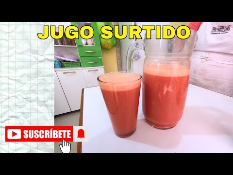 Aprende a preparar Jugo Surtido | Estilo selva Peruana