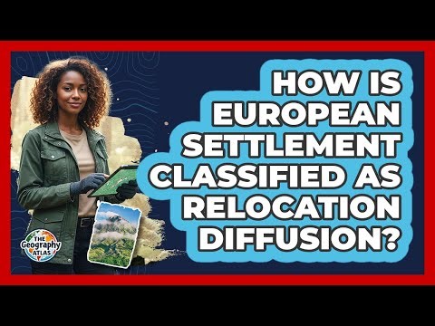 How Is European Settlement Classified as Relocation Diffusion?