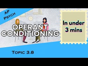 Operant Conditioning in Under 3 mins (AP Psychology Unit 3 Topic 8) 3.8