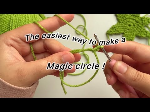 The Easiest way to make a magical circle / magic ring for beginners !