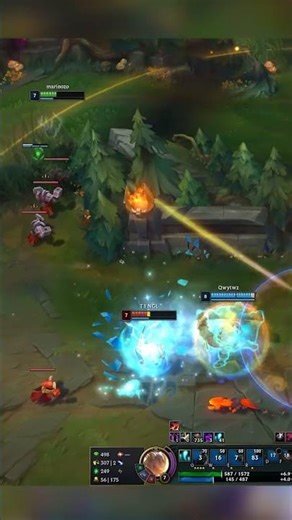 Look How Thresh Engage & Tank For Teamfight | Tough & Great Fight! #leagueoflegends #thresh #shorts