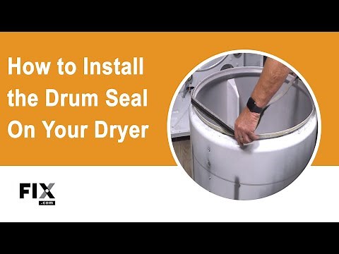 DRYER REPAIR: How to Install the Drum Seal on Your Dryer | FIX.com