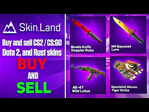 The Fastest, Easiest and Safest CS2, Rust & Dota 2 Skin Trading Site! (Skinland)