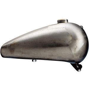 5-Gallon Fat Bob Gas Tank for 1948-1984 Harley FX/FL - Raw Steel