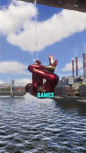 spiderman hanging with webs lol #spiderman