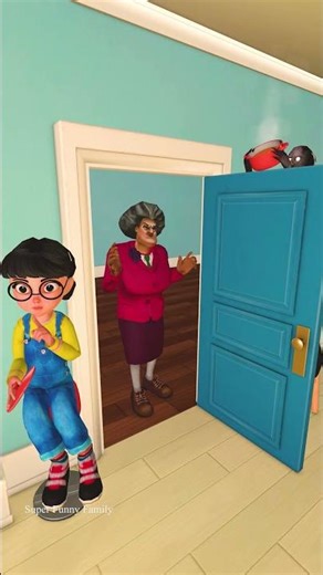 Scary Teacher and Granny Prank Fails 😂 #scaryteacher3d #funny #shorts