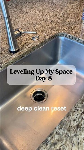 Deep Cleaning My Stainless Steel Sink | So Satisfying ✨