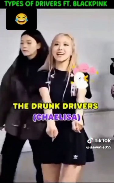 Blackpink driving skill 🤣 #blackpink #lisa #jennie #jisoo #rose