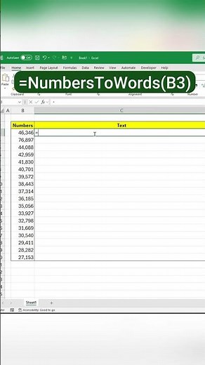 Turn Numbers into Words in Excel with VBA Magic!