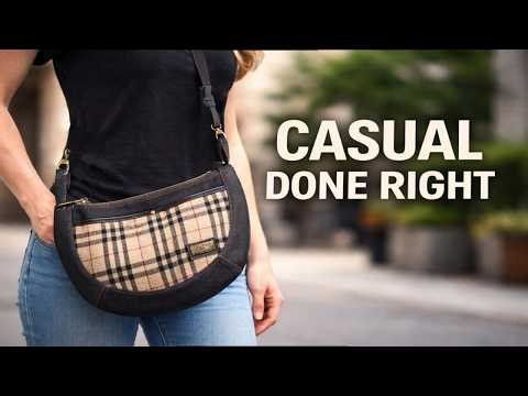 Sew a Relaxed Crossbody Bag with a Knotted Strap | Urban Wave