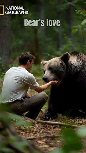 BEAR'S LOVE Man Gets THIS Close To Wild Bear 😱 Unbelievable Moment
