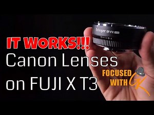 Canon to Fuji Adapter - ***FRINGER EF-FX PRO*** IT WORKS!!! - Focused with GK #nosmallcreator