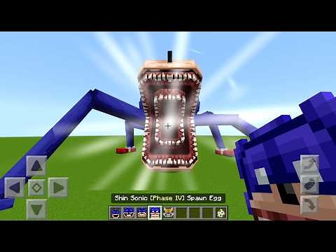 Shin Sonic Tapes Mod ADDON UPDATE in MINECRAFT PE