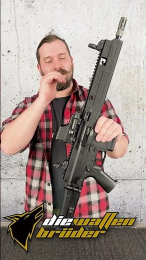 Keine AR 15 aber trotz kurzem Lauf sportlich zugelassen: die APC 223 Pro von B&T mit Klappschaft