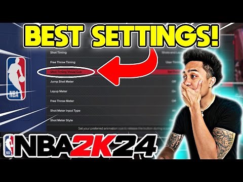 THE BEST SETTINGS TO USE IN NBA 2K24! (Win More Games)