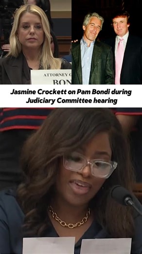 Jasmine Crockett on Pam Bondi during Judiciary Committee hearing #JasmineCrockett #PamBondi #EpsteinFiles #Hearing #houseoversight