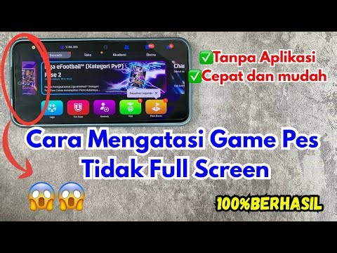 Cara Mengatasi Game Pes Tidak Full Screen