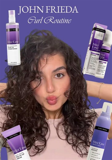 Achieve Frizz-Free Curls with John Frieda Products