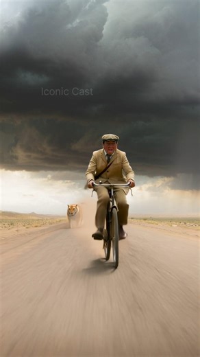 Old Man Escapes a Tiger on Bicycle 🐅🚴‍♂️ | Insane Cinematic Chase #shorts