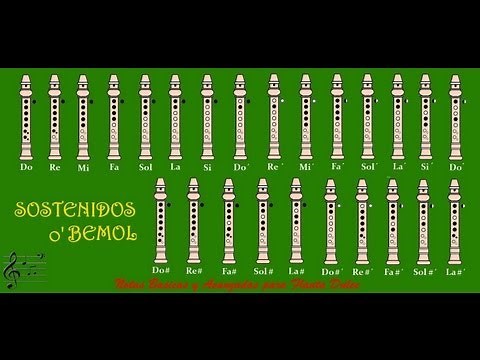 Notas Avanzadas para Flauta Dulce (TODAS LAS NOTAS MUSICALES) 🎼