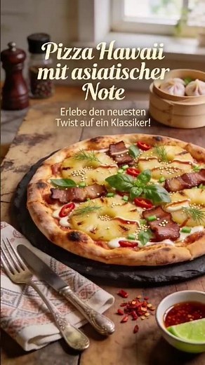 Pizza Hawaii trifft Asia-Vibes 🍍🔥 – Dieses Rezept überrascht dich garantiert!
