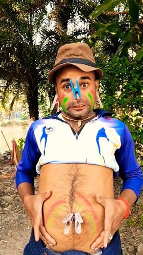 TikTok100万再生】 120Kg デブのお腹でわんぱ#shorts#5709 🤯😆😅