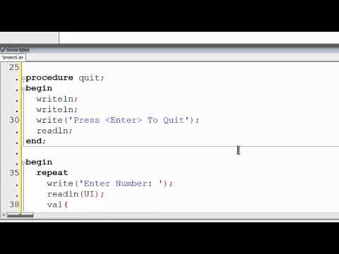 Free Pascal Program Tutorial 17 - Function Examples - Lazarus