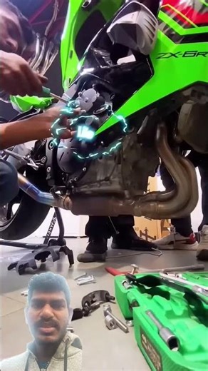 Badi Baatchit Industry Ke Logo Se #kawasaki #zx10r #ninja#bikerider #ninjah2r #shorts