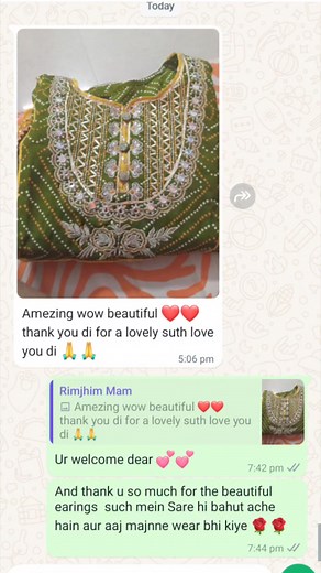 Family Feedback💕💕 #happyclients #trustedseller #clientsatisfaction #clientfeedback #customerservice #reelsfb #sareefashion #customerfeedback #happycustomer #feedback #Fresh #happyclient | Aarti's Studio