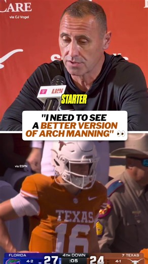 Sark says he needs better from Arch Manning 👀 #cfb #collegefootball #footballtiktok