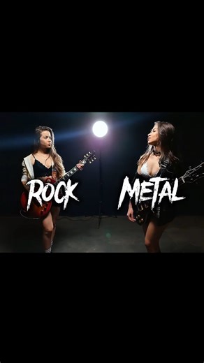 M. on Instagram: "GUITAR BATTLE: Rock vs Metal Who wins? #rockmusıc #metalhead #guitarplayer #guitarist #battle"