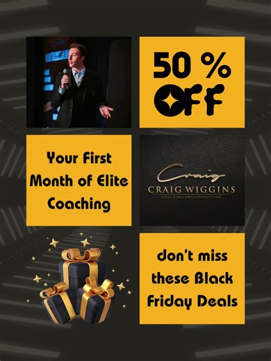 🚨What if you could 8X your production? Coaches have helped agents go from 50 items a month to 400 items as month in just 10 months time. Do you want similar results in 2026? Exactly. Our biggest Black Friday deals EVER just launched👇 50% off your first month of Elite (new and existing members) Free CWC Vegas ticket with annual on demand purchase (new and existing members) 2 months of CWC On-Demand for $30 (new members only) 🔥Let’s finish 2025 strong and dominate 2026. https://www.craigwiggins