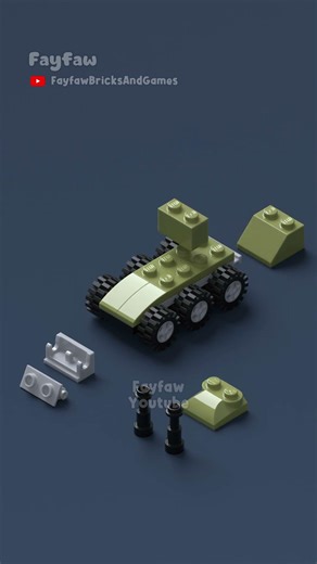 LEGO Mini Tank #tank #military #toys