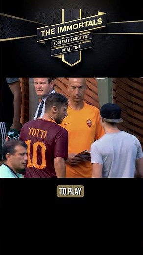 Francesco Totti The Boy Who Became the King of Rome 👑 #footballshorts