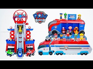 Paw Patrol Mini Trucks Review | Mighty Movie | Big Trucks | PAW Patroller Rescue & Transport Vehicle