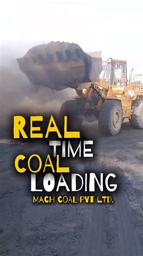 Massive Excavator Loading Coal | Real-Time Industrial Power | Mach Coal Pvt Ltd #coal #loading