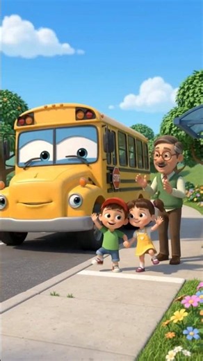 🚌 School Bus Safety Rules for Kids | Bus Safety Song for Children | Tickle & Teach 🎵 #kids #viral