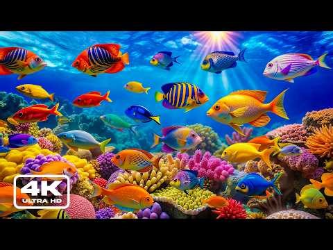 The Best Underwater World 4K Ultra HD — Amazing Aquarium Fish, Ocean Sounds for Sleep, Stress Relief