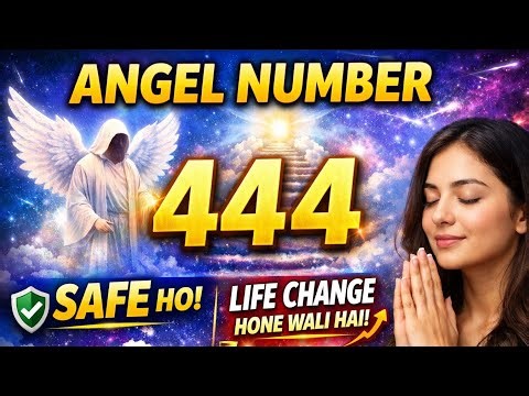 Angel Number 444 🔥||Angel number 444 in Hindi ||Angel number 444 kyu dikhta hai