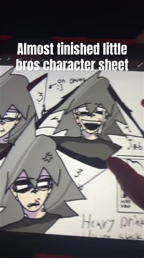 SILVER💀💀💀#ocs #drawing #procreate #charactersheet #refrence